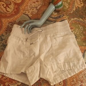 Women's White Casual Shorts